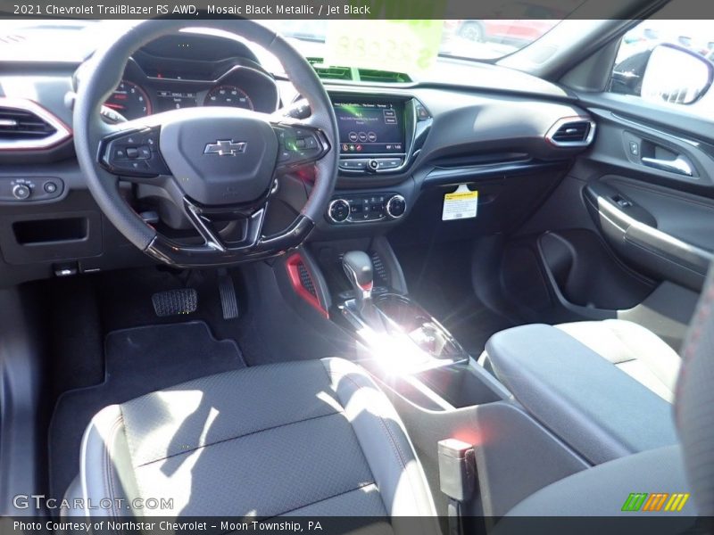 Mosaic Black Metallic / Jet Black 2021 Chevrolet TrailBlazer RS AWD
