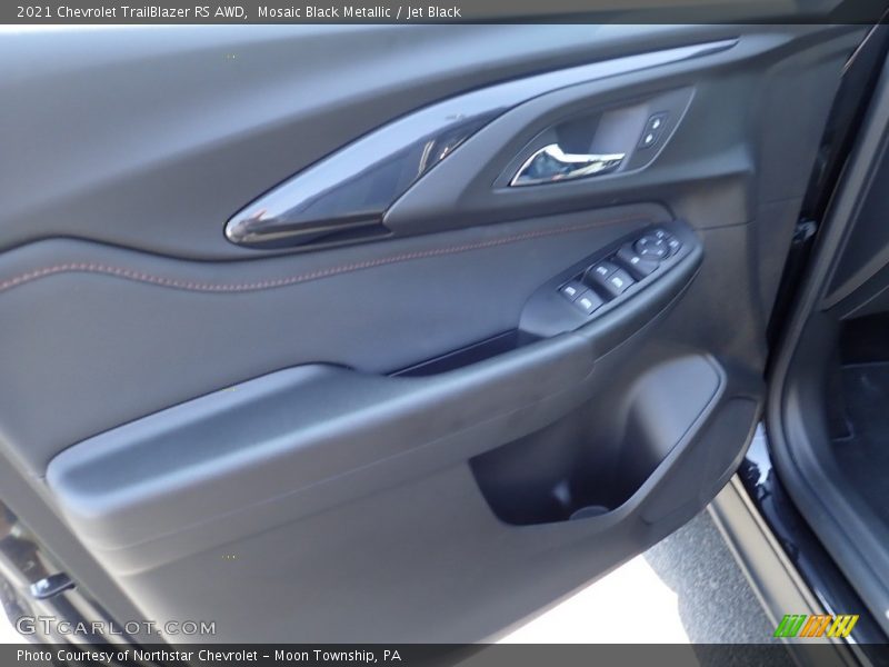 Mosaic Black Metallic / Jet Black 2021 Chevrolet TrailBlazer RS AWD