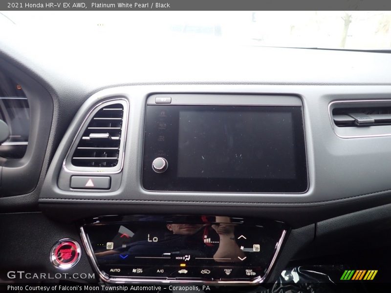Platinum White Pearl / Black 2021 Honda HR-V EX AWD