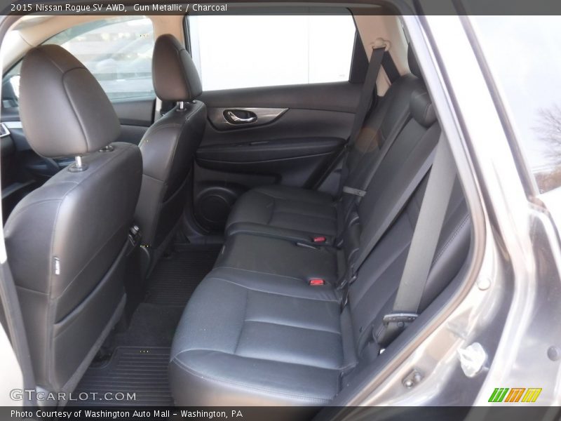 Gun Metallic / Charcoal 2015 Nissan Rogue SV AWD