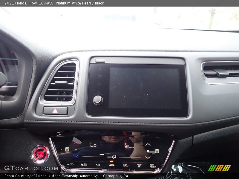 Platinum White Pearl / Black 2021 Honda HR-V EX AWD