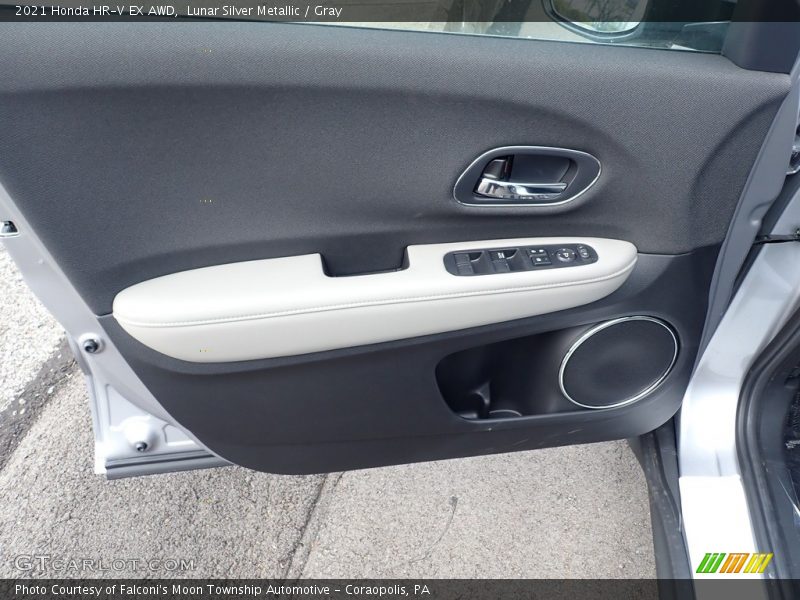 Lunar Silver Metallic / Gray 2021 Honda HR-V EX AWD
