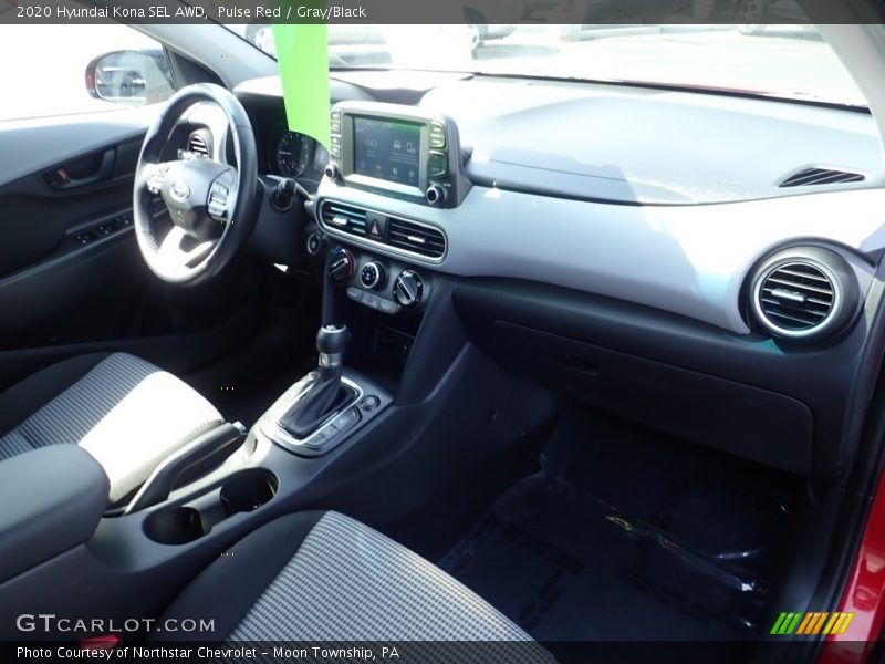 Pulse Red / Gray/Black 2020 Hyundai Kona SEL AWD