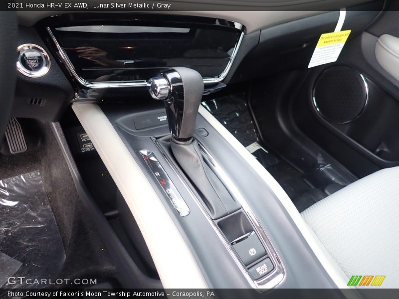 Lunar Silver Metallic / Gray 2021 Honda HR-V EX AWD