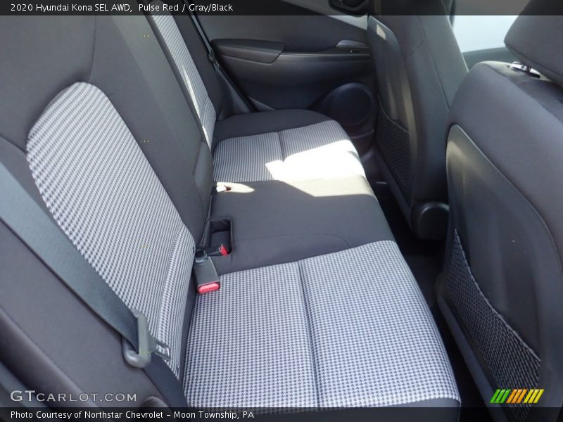 Pulse Red / Gray/Black 2020 Hyundai Kona SEL AWD