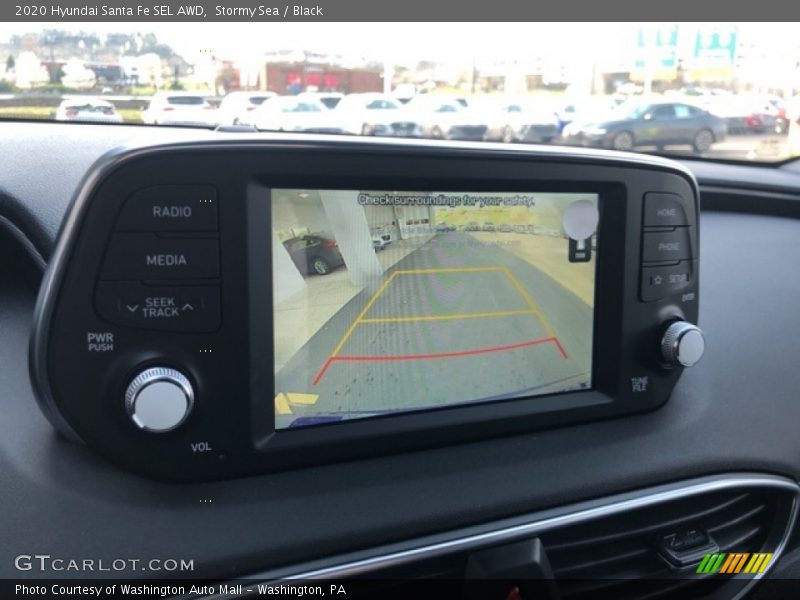 Stormy Sea / Black 2020 Hyundai Santa Fe SEL AWD