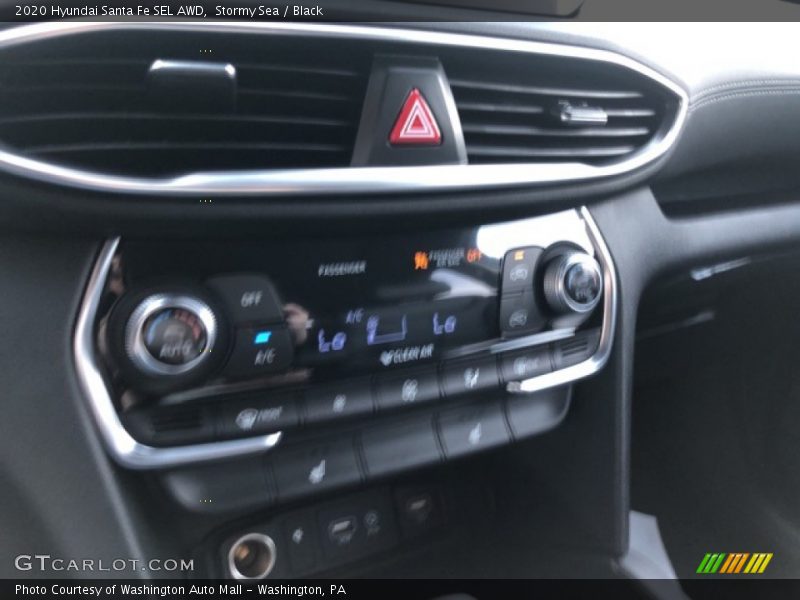 Stormy Sea / Black 2020 Hyundai Santa Fe SEL AWD