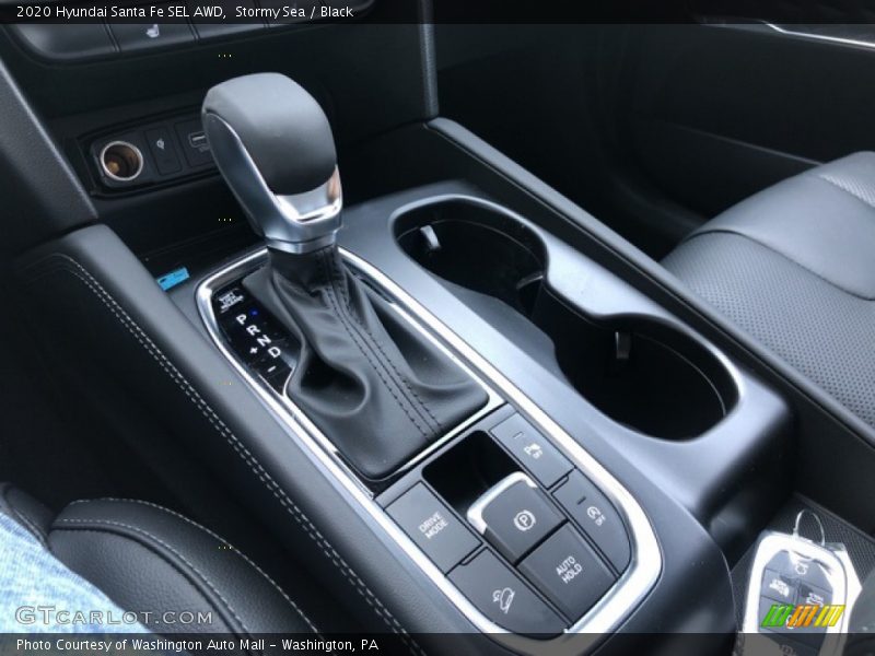 Stormy Sea / Black 2020 Hyundai Santa Fe SEL AWD