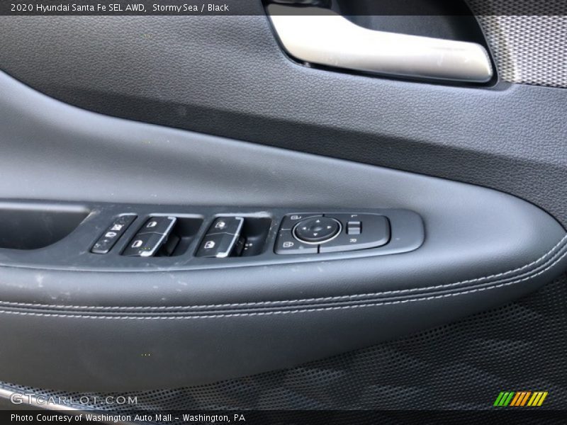 Stormy Sea / Black 2020 Hyundai Santa Fe SEL AWD
