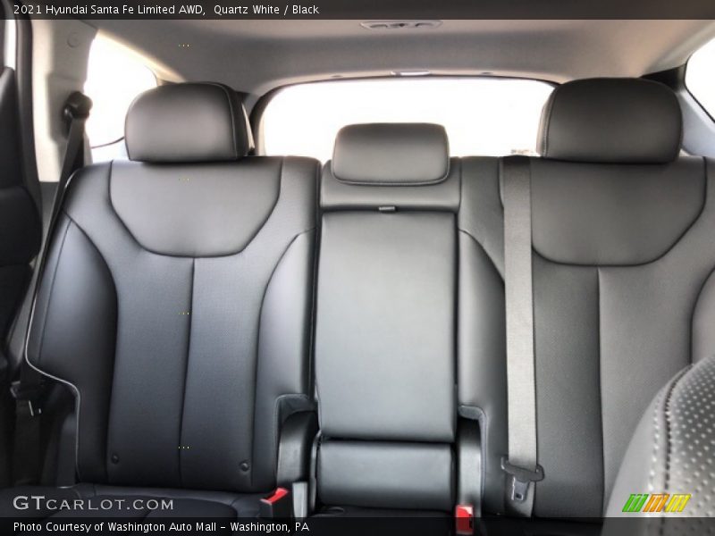 Quartz White / Black 2021 Hyundai Santa Fe Limited AWD