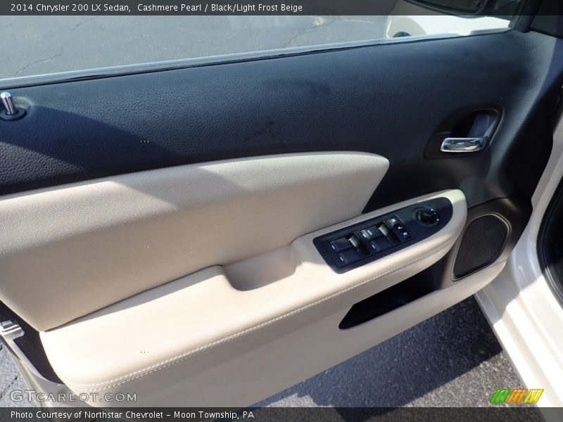 Cashmere Pearl / Black/Light Frost Beige 2014 Chrysler 200 LX Sedan