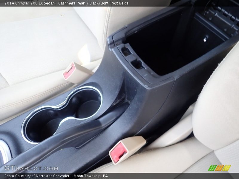Cashmere Pearl / Black/Light Frost Beige 2014 Chrysler 200 LX Sedan