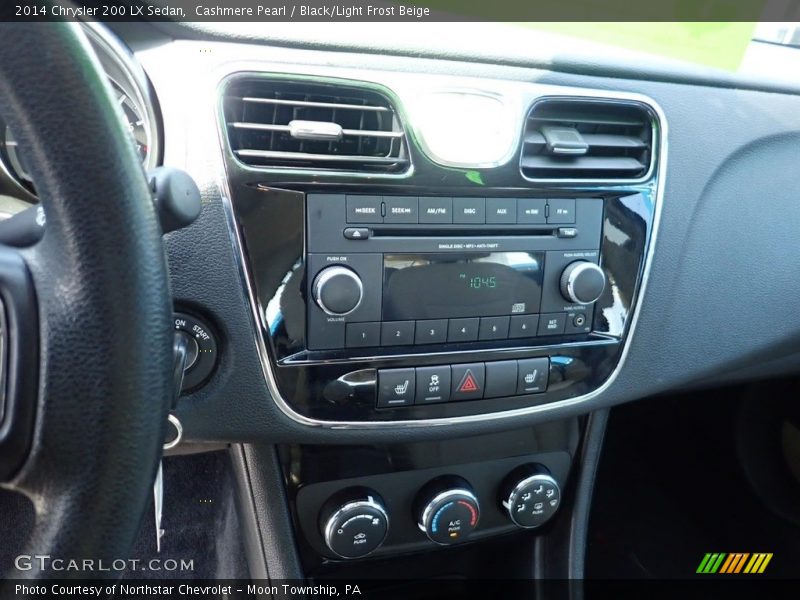 Cashmere Pearl / Black/Light Frost Beige 2014 Chrysler 200 LX Sedan