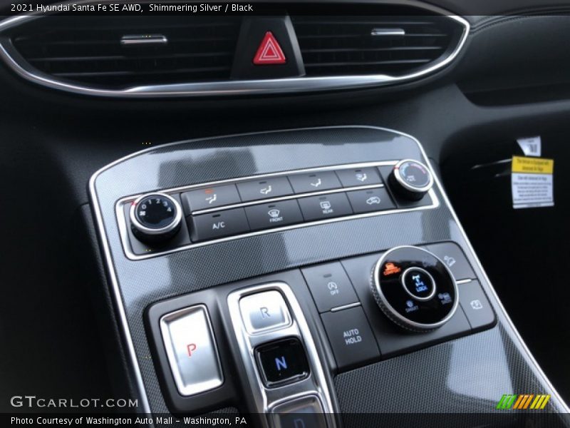 Shimmering Silver / Black 2021 Hyundai Santa Fe SE AWD