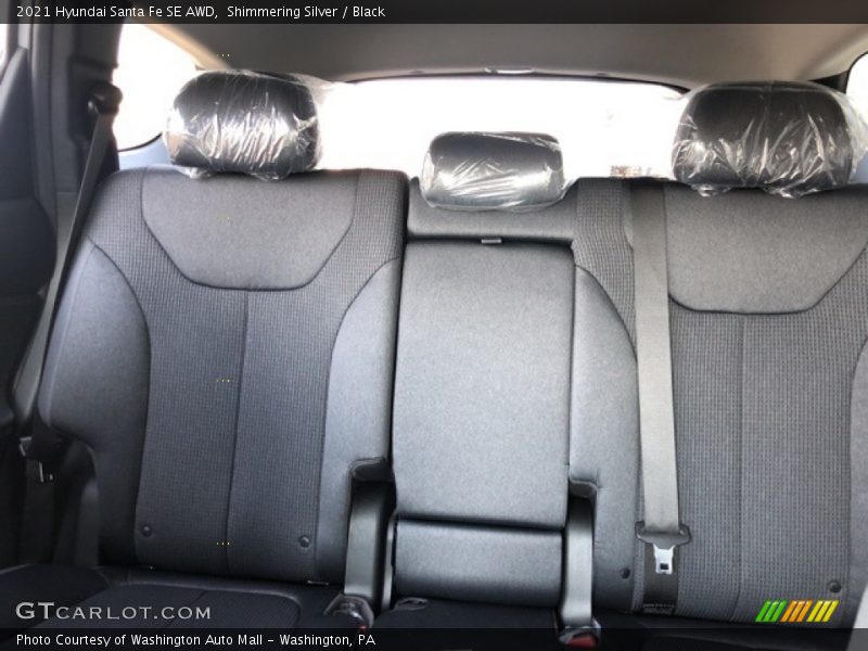 Shimmering Silver / Black 2021 Hyundai Santa Fe SE AWD
