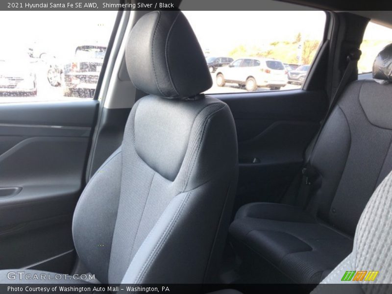 Shimmering Silver / Black 2021 Hyundai Santa Fe SE AWD
