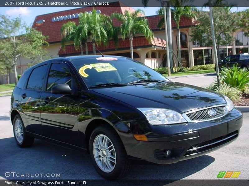 Pitch Black / Charcoal 2007 Ford Focus ZX5 S Hatchback