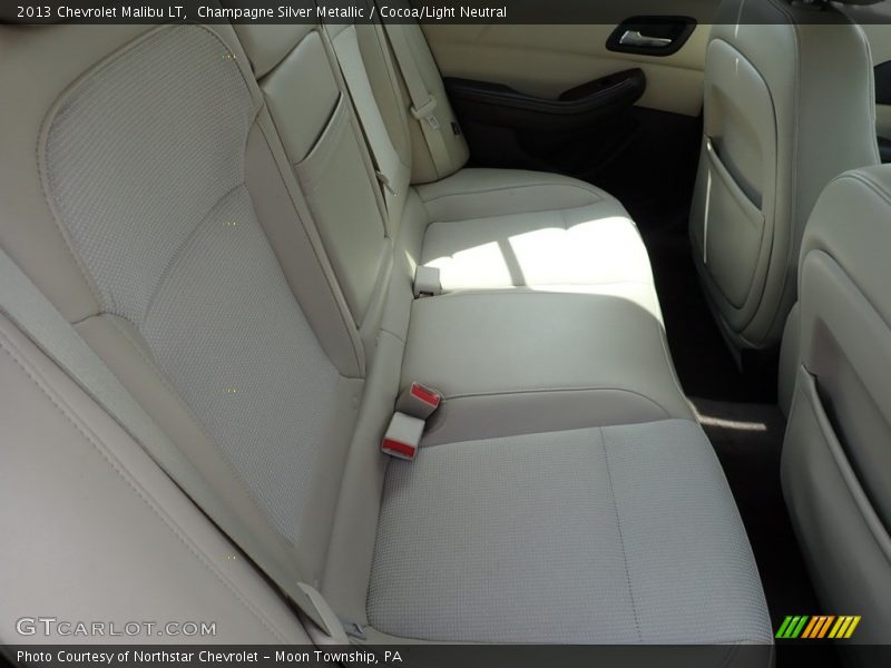 Champagne Silver Metallic / Cocoa/Light Neutral 2013 Chevrolet Malibu LT