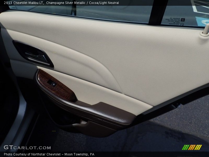 Champagne Silver Metallic / Cocoa/Light Neutral 2013 Chevrolet Malibu LT