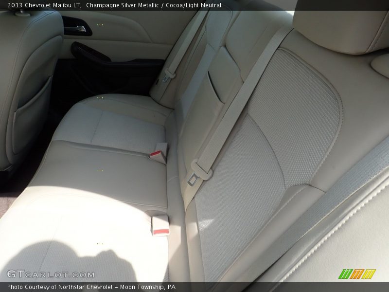 Champagne Silver Metallic / Cocoa/Light Neutral 2013 Chevrolet Malibu LT