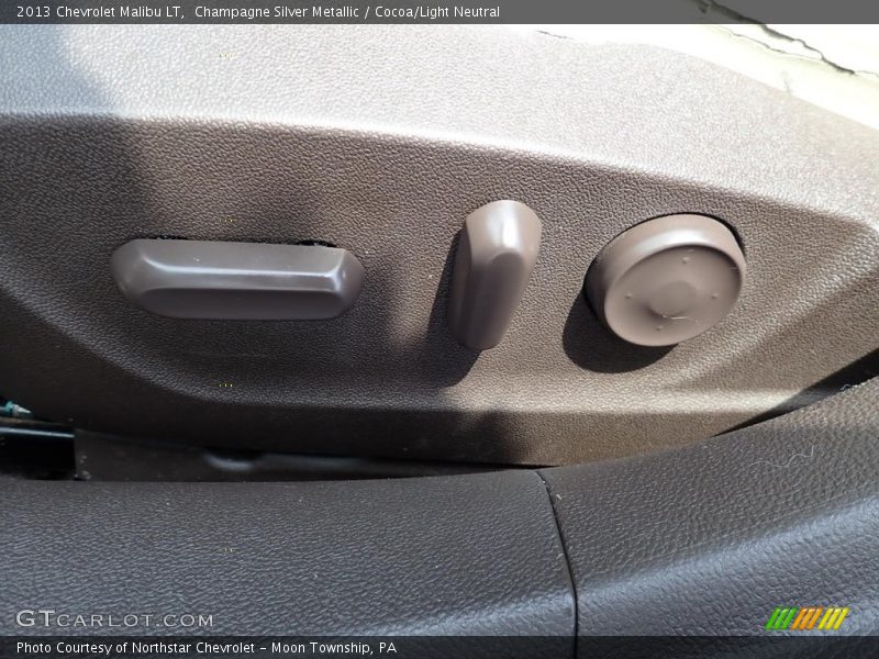 Champagne Silver Metallic / Cocoa/Light Neutral 2013 Chevrolet Malibu LT