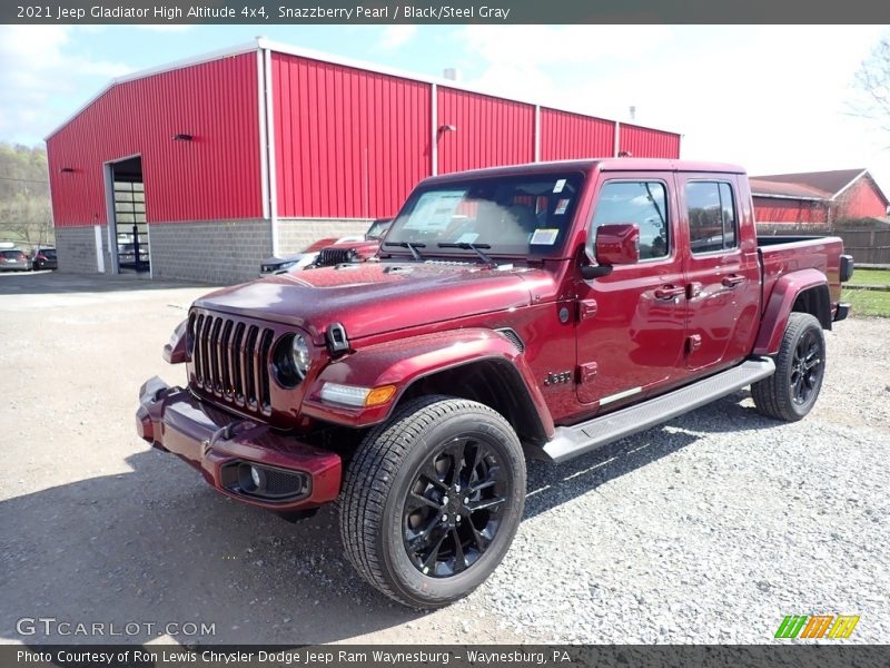 Snazzberry Pearl / Black/Steel Gray 2021 Jeep Gladiator High Altitude 4x4