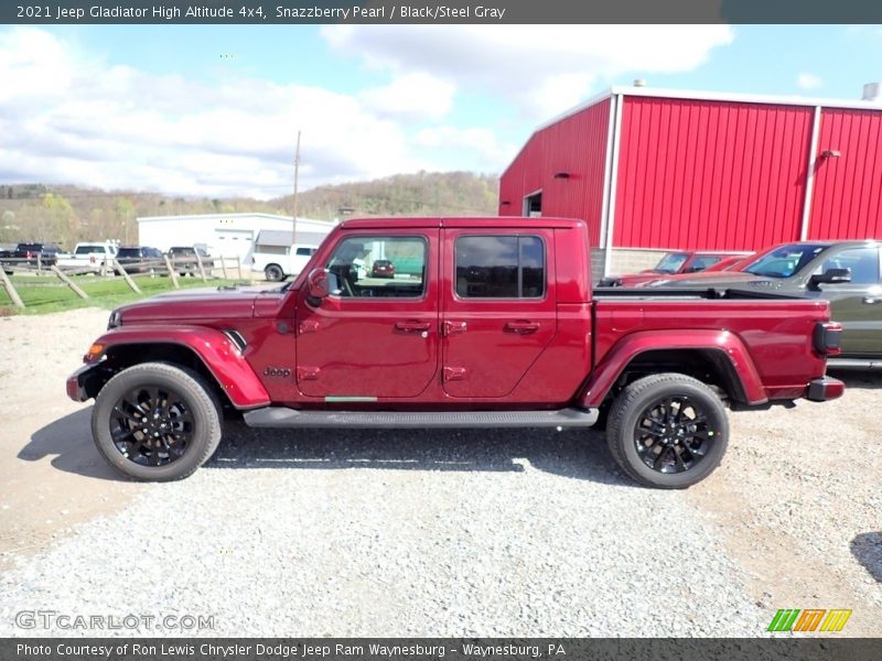 Snazzberry Pearl / Black/Steel Gray 2021 Jeep Gladiator High Altitude 4x4