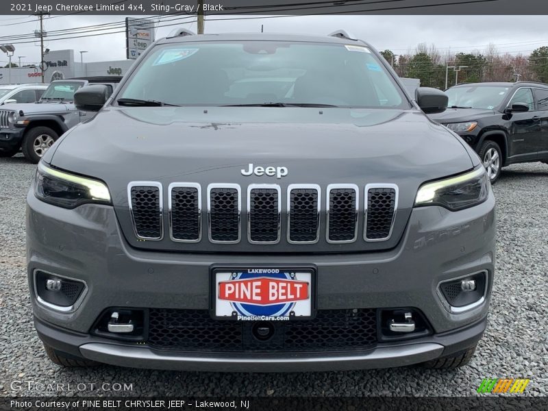 Sting-Gray / Black 2021 Jeep Cherokee Limited 4x4