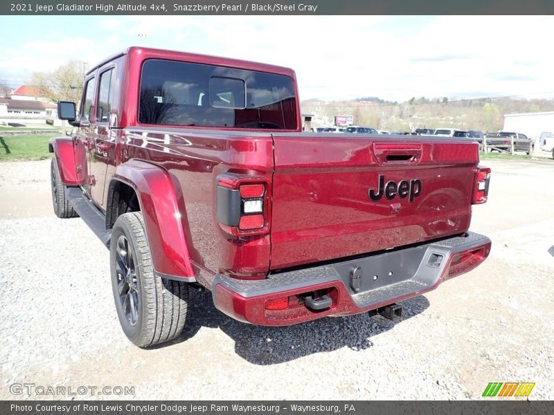 Snazzberry Pearl / Black/Steel Gray 2021 Jeep Gladiator High Altitude 4x4