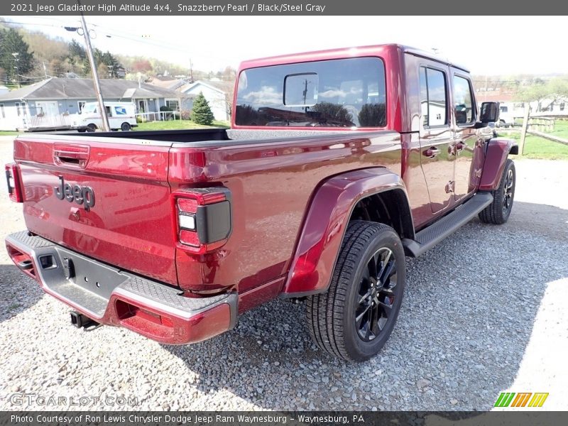 Snazzberry Pearl / Black/Steel Gray 2021 Jeep Gladiator High Altitude 4x4