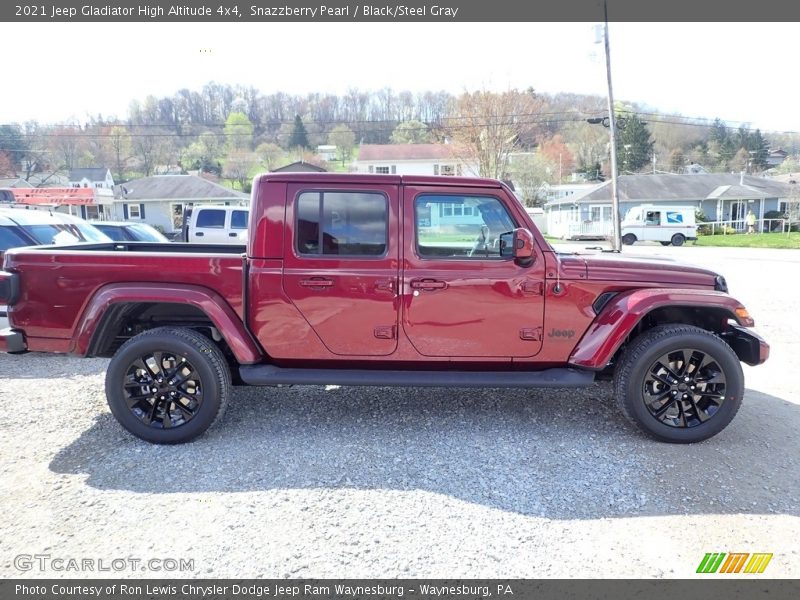 Snazzberry Pearl / Black/Steel Gray 2021 Jeep Gladiator High Altitude 4x4