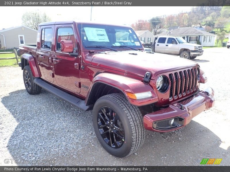 Snazzberry Pearl / Black/Steel Gray 2021 Jeep Gladiator High Altitude 4x4