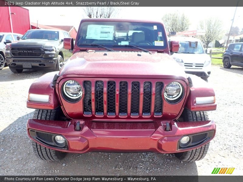 Snazzberry Pearl / Black/Steel Gray 2021 Jeep Gladiator High Altitude 4x4