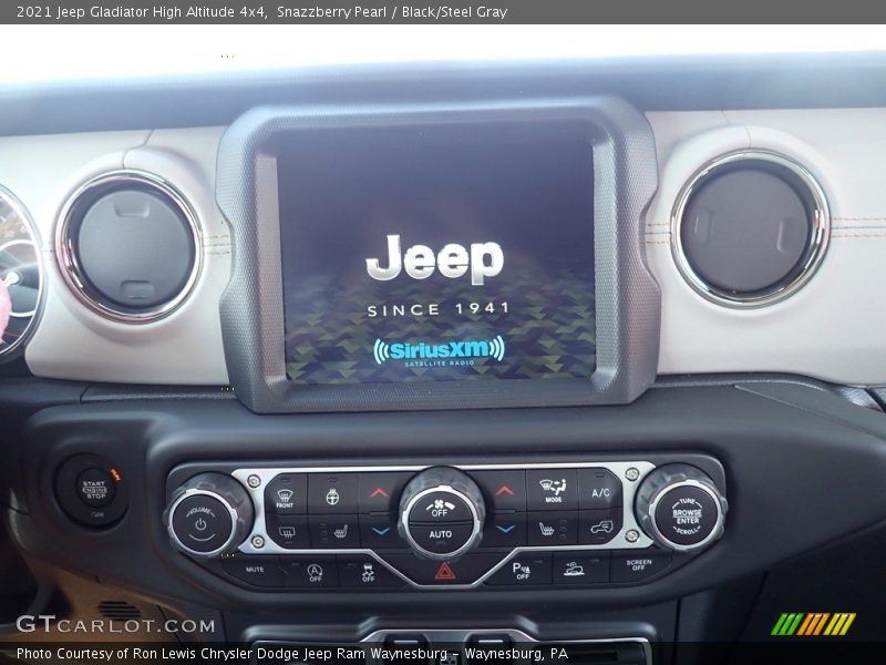 Snazzberry Pearl / Black/Steel Gray 2021 Jeep Gladiator High Altitude 4x4
