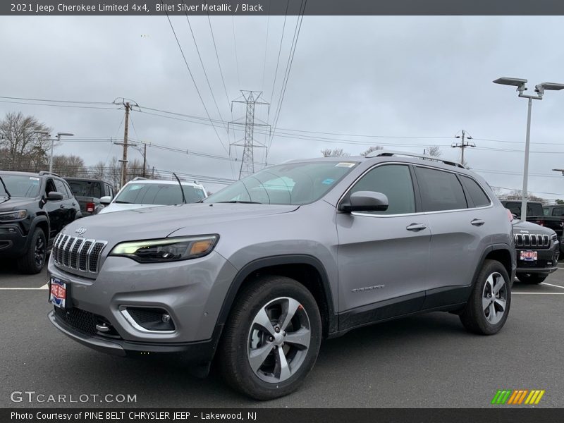 Billet Silver Metallic / Black 2021 Jeep Cherokee Limited 4x4