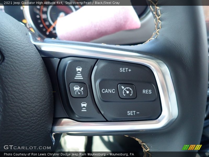 Snazzberry Pearl / Black/Steel Gray 2021 Jeep Gladiator High Altitude 4x4