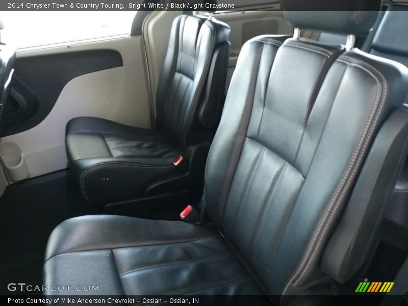 Bright White / Black/Light Graystone 2014 Chrysler Town & Country Touring