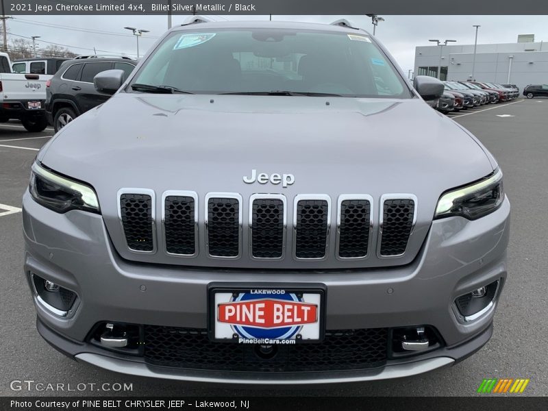 Billet Silver Metallic / Black 2021 Jeep Cherokee Limited 4x4
