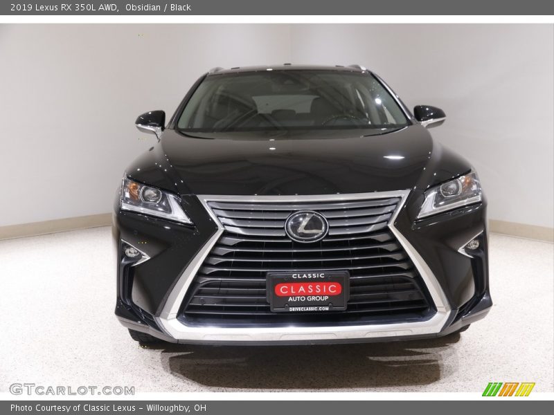 Obsidian / Black 2019 Lexus RX 350L AWD