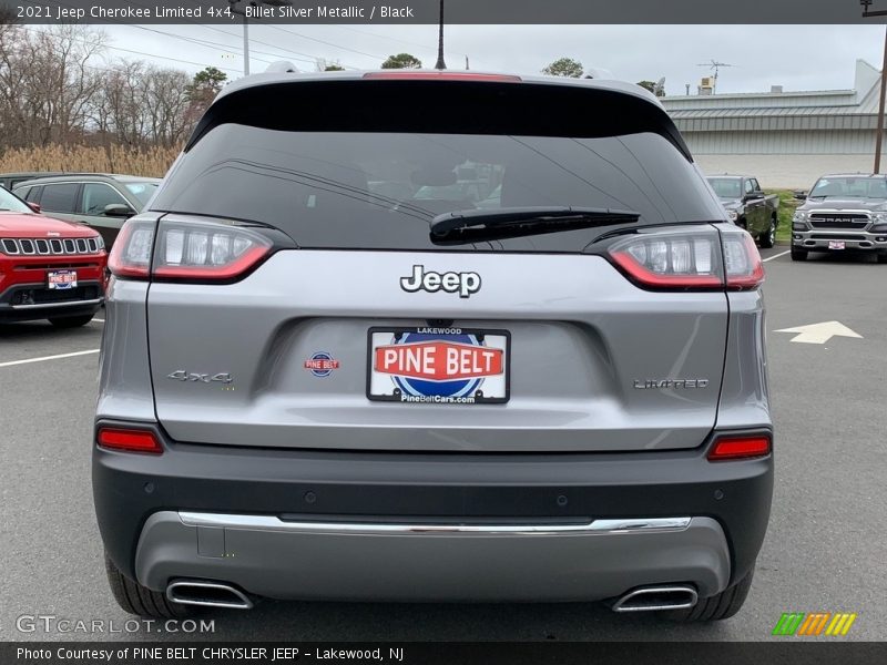 Billet Silver Metallic / Black 2021 Jeep Cherokee Limited 4x4