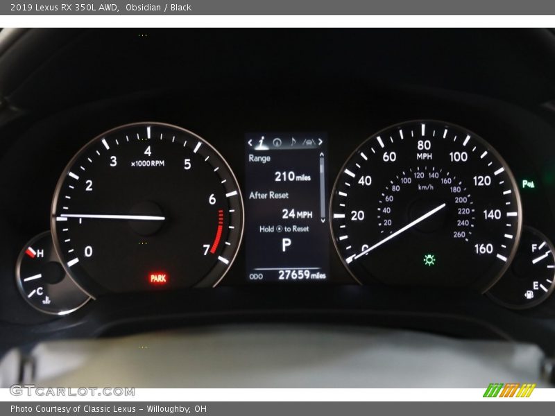  2019 RX 350L AWD 350L AWD Gauges
