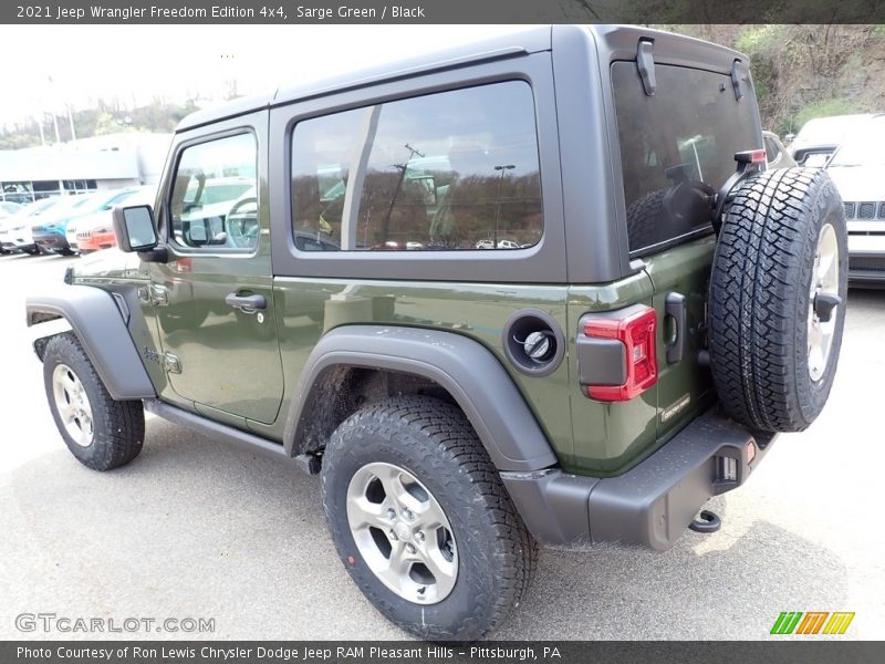 Sarge Green / Black 2021 Jeep Wrangler Freedom Edition 4x4