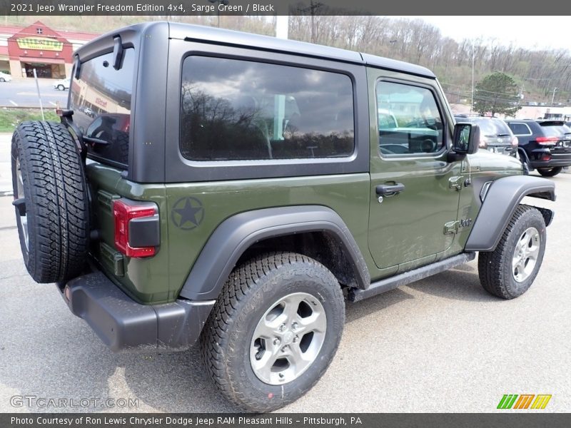 Sarge Green / Black 2021 Jeep Wrangler Freedom Edition 4x4
