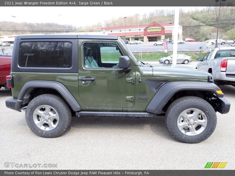 Sarge Green / Black 2021 Jeep Wrangler Freedom Edition 4x4