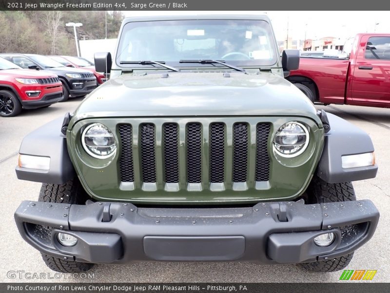Sarge Green / Black 2021 Jeep Wrangler Freedom Edition 4x4