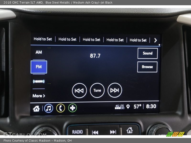 Blue Steel Metallic / Medium Ash Gray/­Jet Black 2018 GMC Terrain SLT AWD