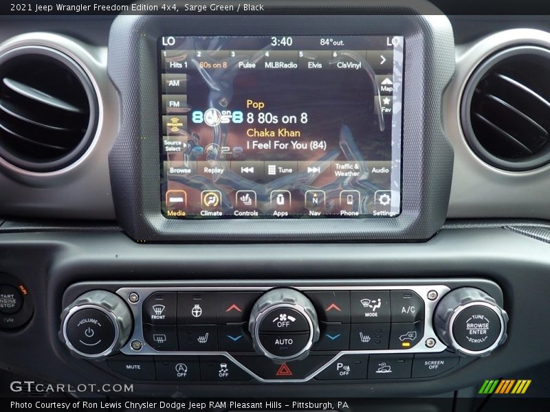 Sarge Green / Black 2021 Jeep Wrangler Freedom Edition 4x4