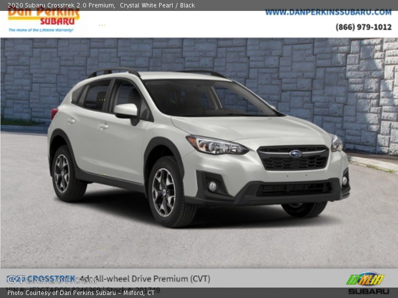 Crystal White Pearl / Black 2020 Subaru Crosstrek 2.0 Premium