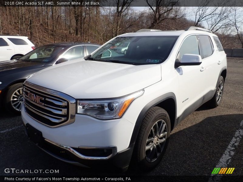 Summit White / Jet Black 2018 GMC Acadia SLT AWD