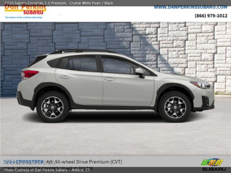 Crystal White Pearl / Black 2020 Subaru Crosstrek 2.0 Premium